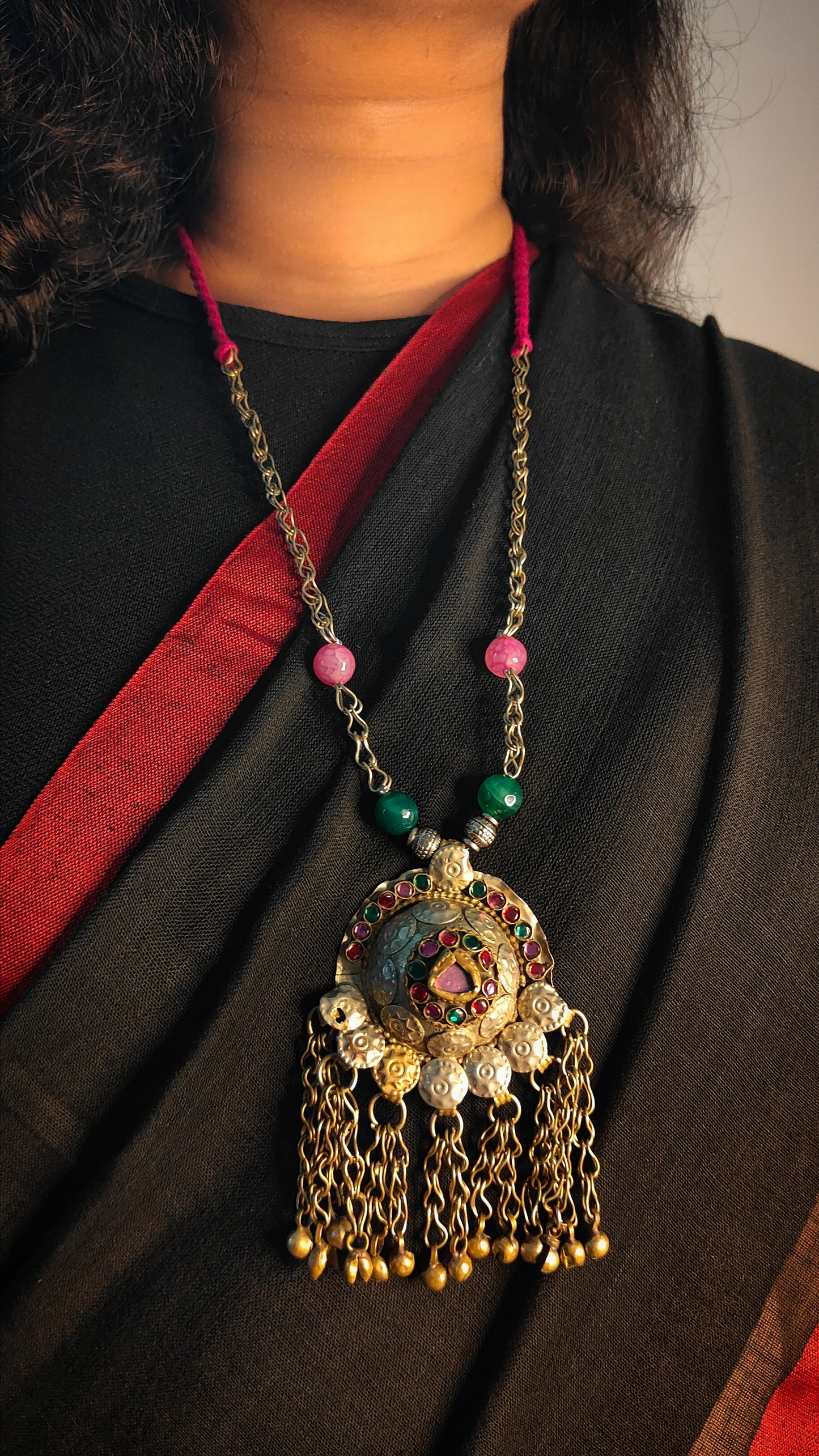 Vintage Afghan Neckpiece