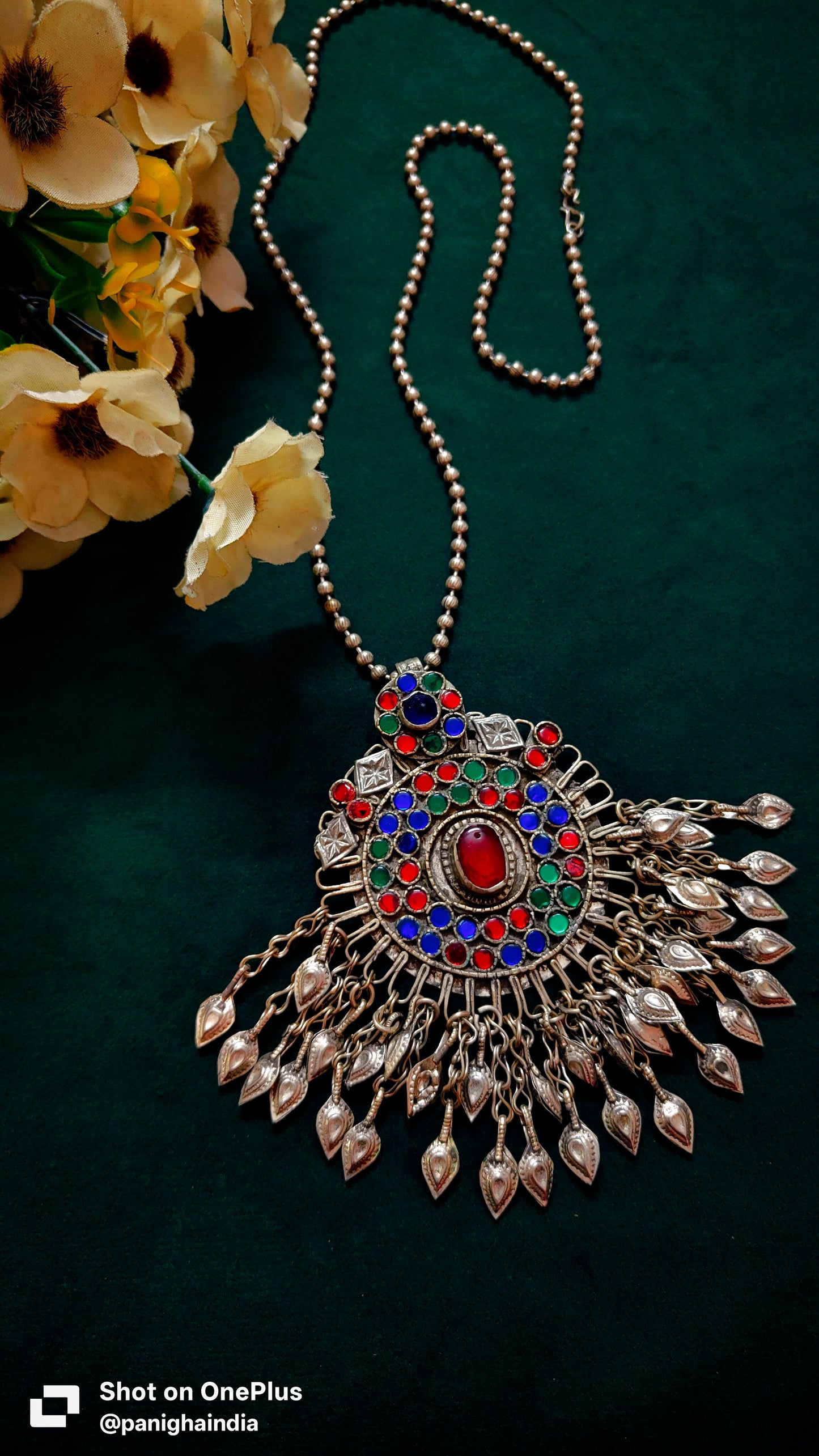 Vintage Afghan Neckpiece